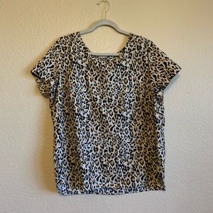 Cheetah blouse